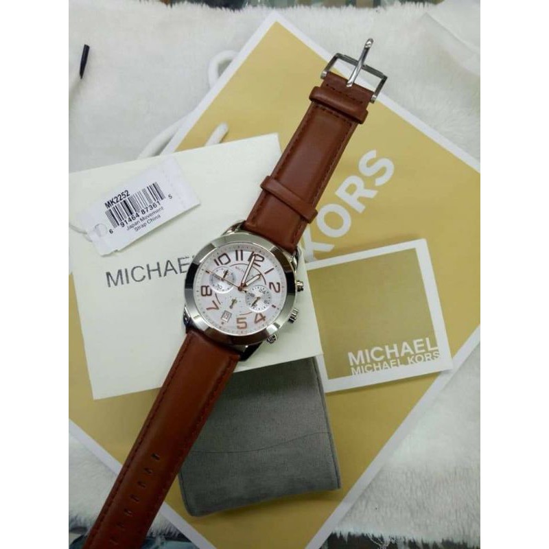 MK2252 Michael Kors Leather Watch for Ladies