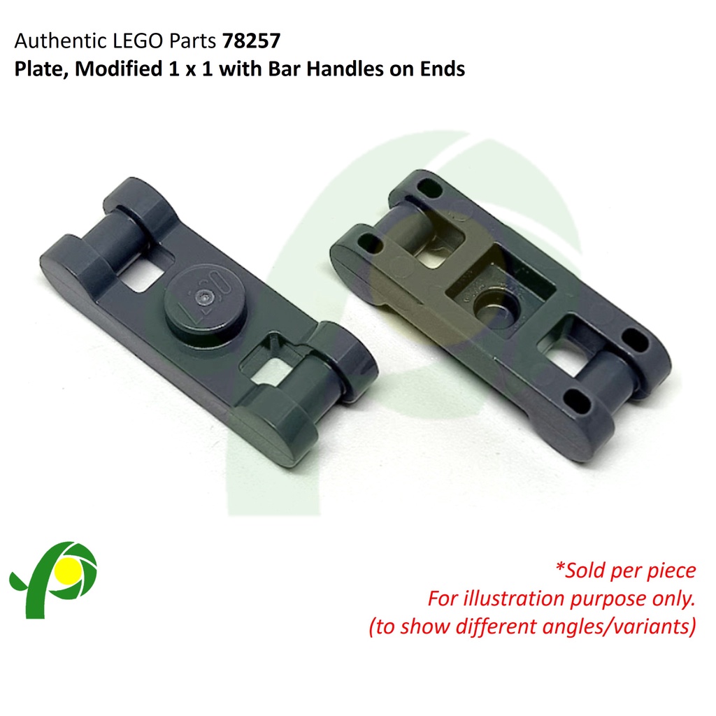 LEGO Parts 78257 Plate Modified 1x1 with Bar Handles on Ends | Shopee ...