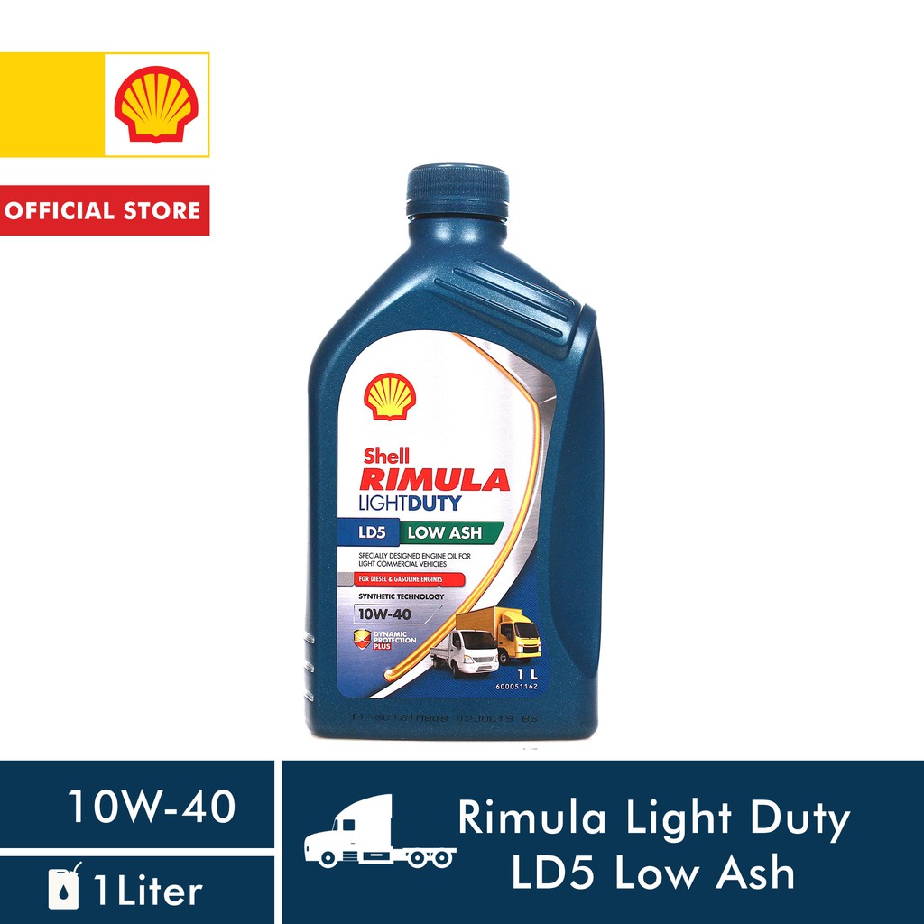Shell Rimula Lightduty LD5 Low Ash 10W-40 1Liter | Shopee Philippines