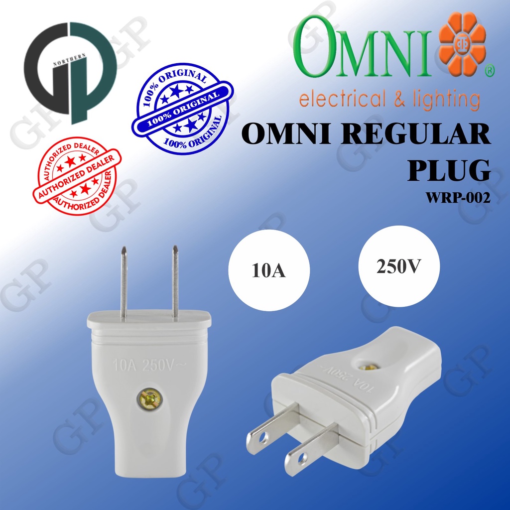 OMNI REGULAR PLUG WRP-002 (2 pieces) - GPNorthern | Shopee Philippines