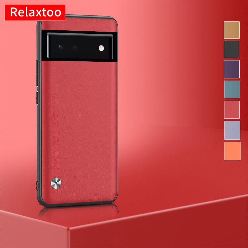 Ultra-thin Skin Feel PU Leather Texture Case For Google Pixel Pro 6pro  Soft Silicone Shockproof Bumper Phone Cover For Google Pixel6 Pro Casing