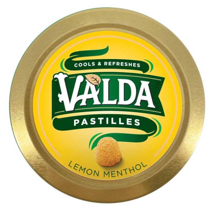 Valda Pastilles Lemon Menthol 50g | Shopee Philippines