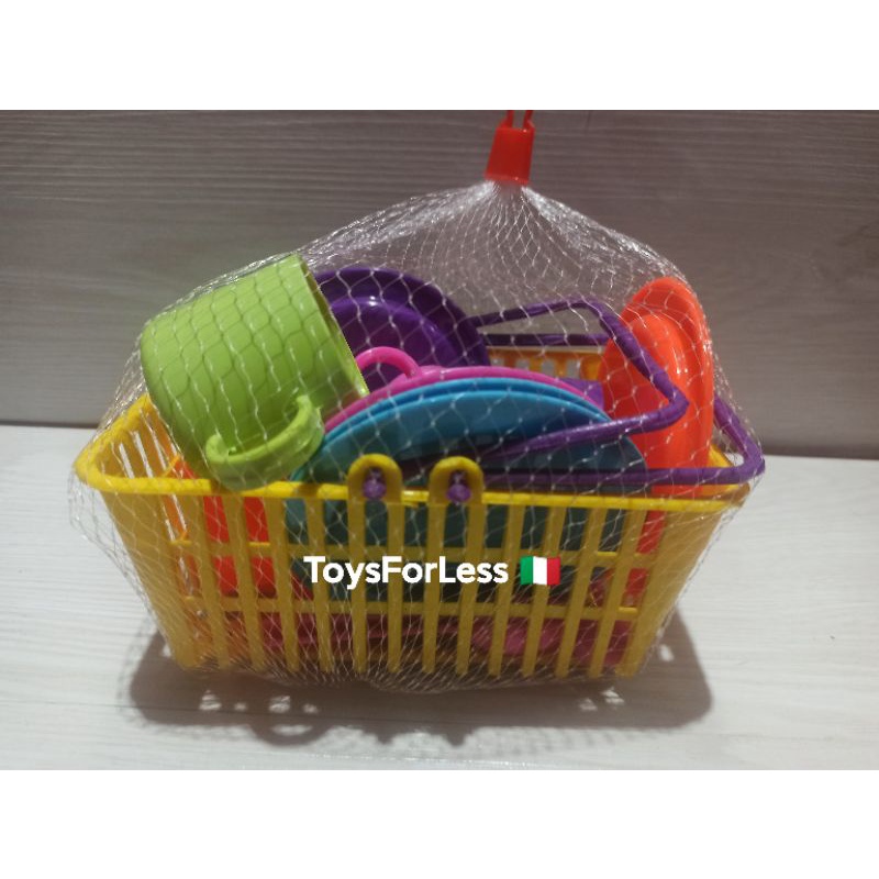 Kitchen Set/ Tea Time Set in A Basket | Shopee Philippines