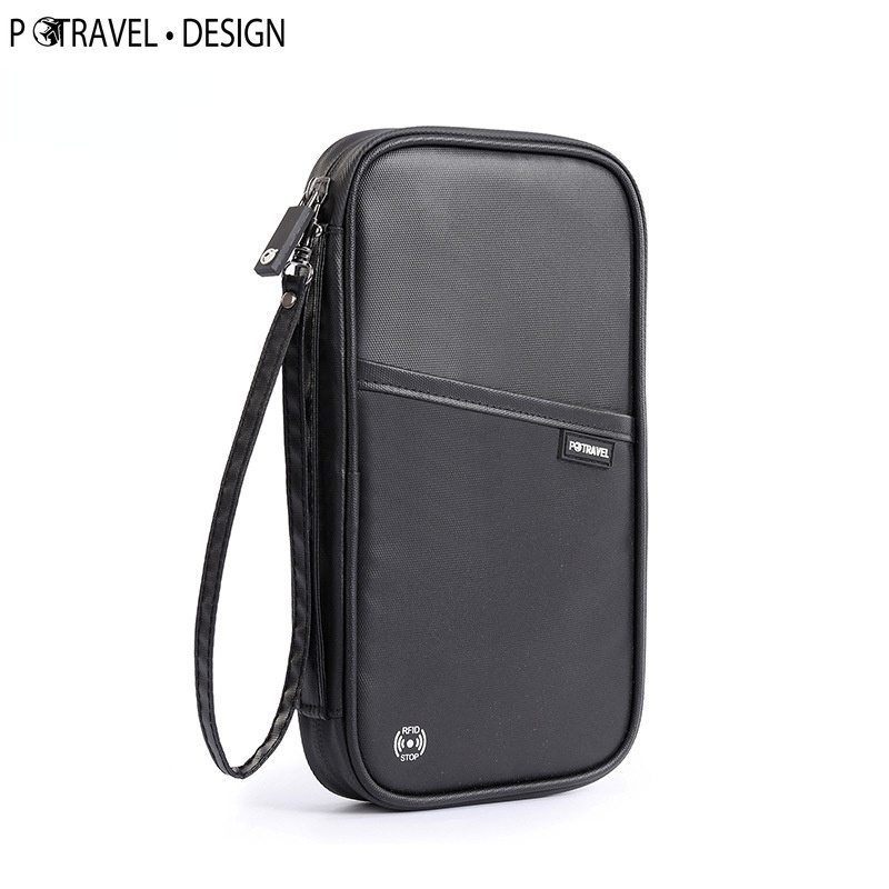 Long Wallet Passport Holder with RFID Protection Anti-Theft  Waterproof Portable Card Package