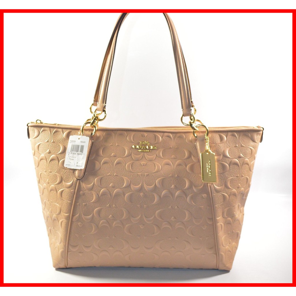 Coach ava tote rose gold hot sale