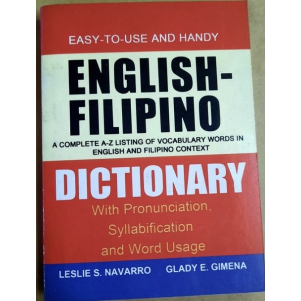 Dictionary Jumbo size Shopee Philippines