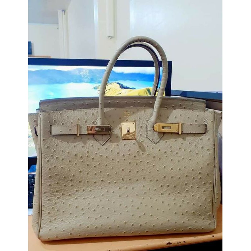 HERMES Ostrich Birkin