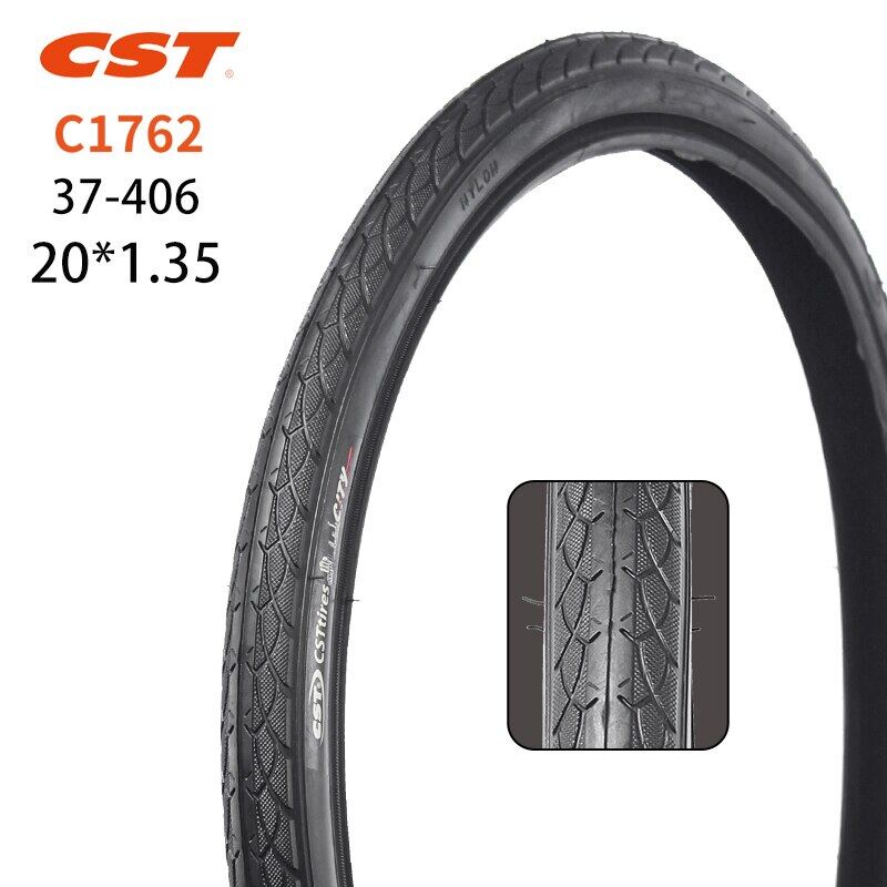 CST Bicycle tire 37-406 folding bike tires 20inch ultralight small  wheel diameter pneu cycling tyres C1762