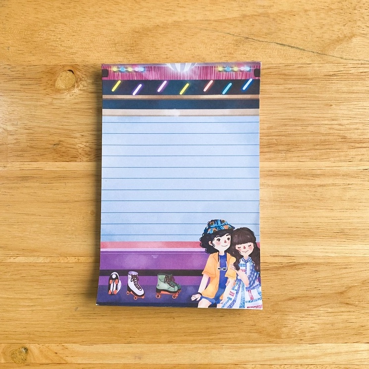 Stranger Things 4 Mileven Notepad, 4 x 6 Memopad, Planner Pad, Stranger ...