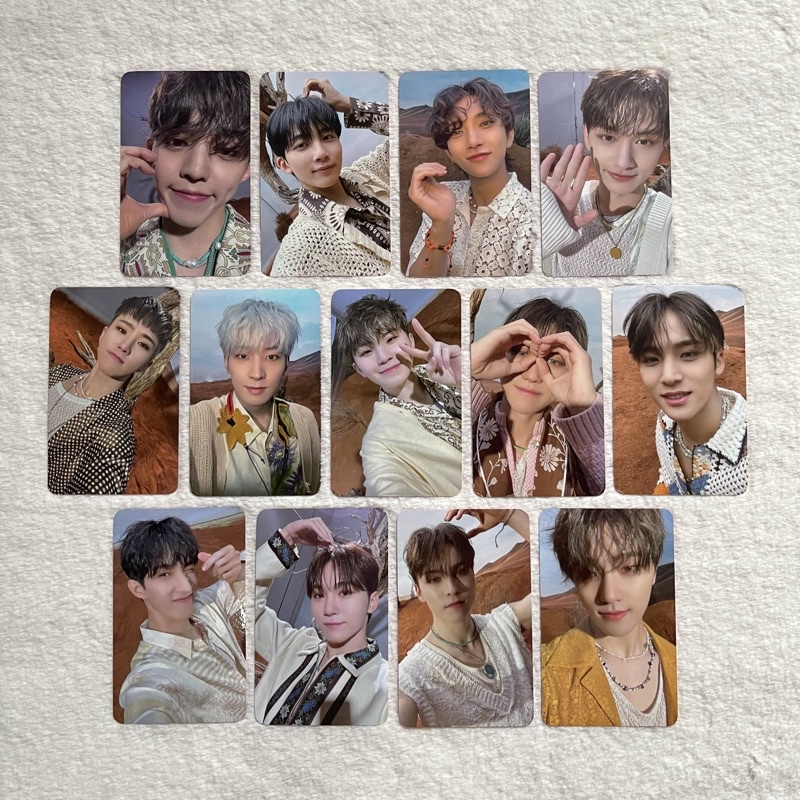 Seventeen Face the Sun Album Yes24 Weverse Fansign Photocard | Shopee ...