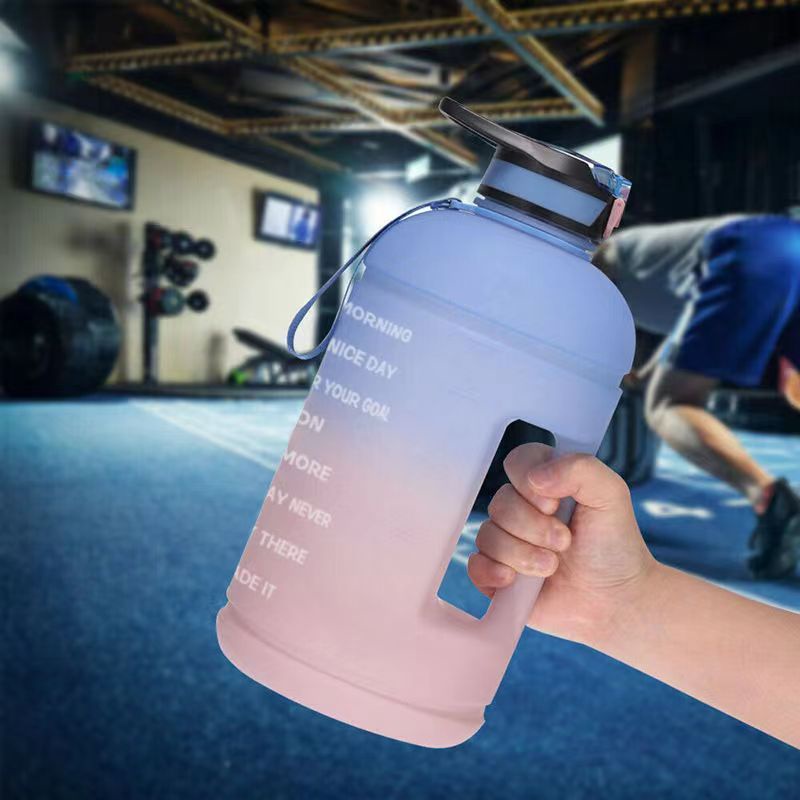 3.78L Gallon Water Bottle With Locking FlipFlop Lid Sport Gym Bottles