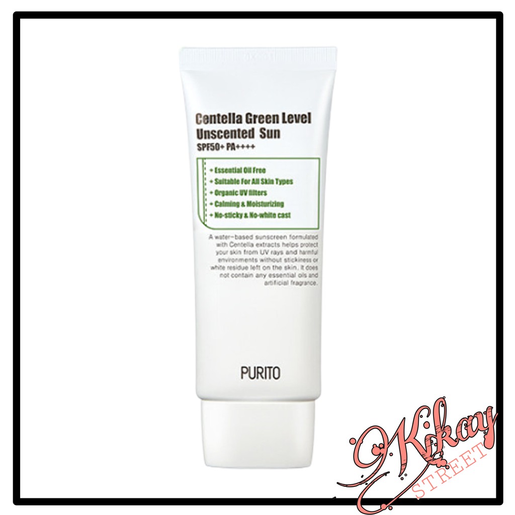 Purito Centella Green Level Unscented Sun SPF 50+ PA +++ 60ML [South ...