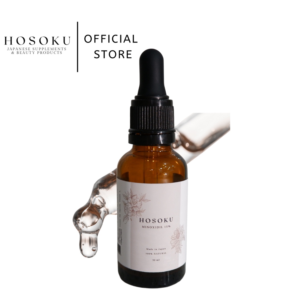 Minoxidil 15 Hosoku Hair Growth(with collagen and castor oil) Hair