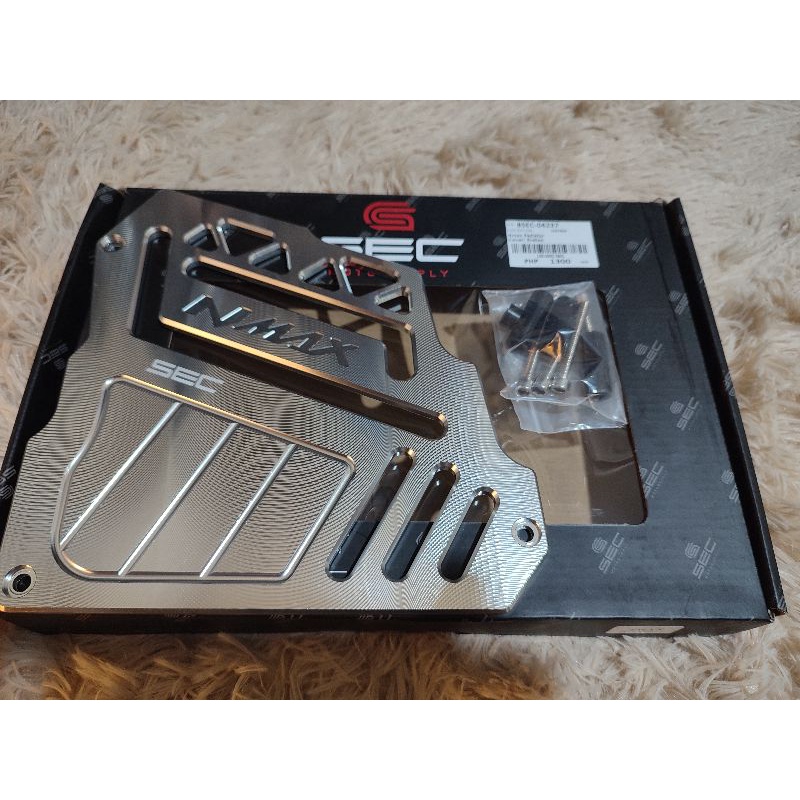 ORIGINAL SEC NMAX V1 RADIATOR FULL COVERED ALLOY w/ SEC & NMAX LOGO 30 ...