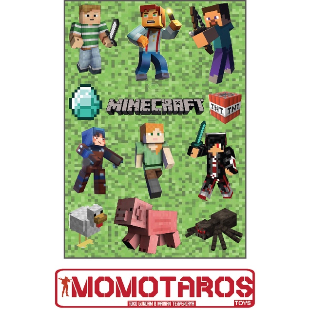 Minecraft waterproof Sticker 1 pc | Shopee Philippines