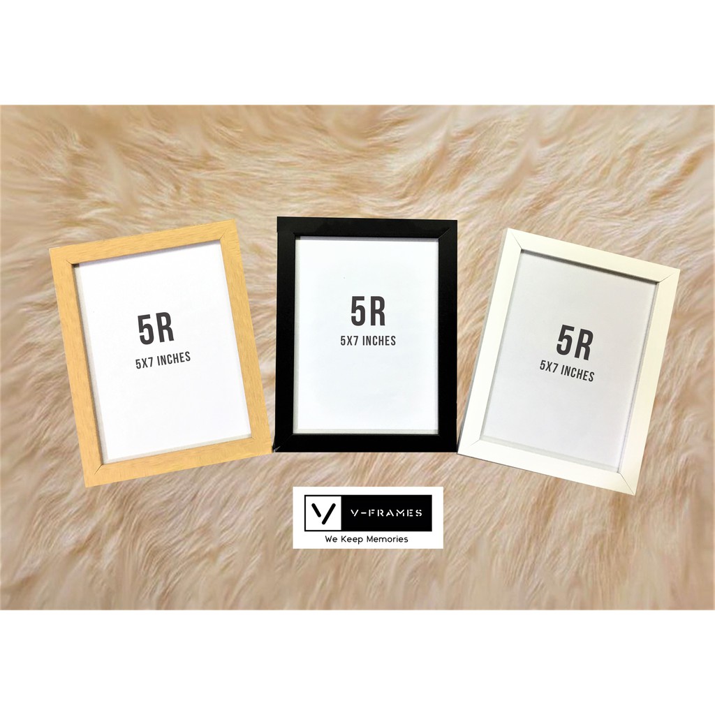 5R 5 X 7 (inches) Picture Frame With Hook And Stand | Shopee Philippines