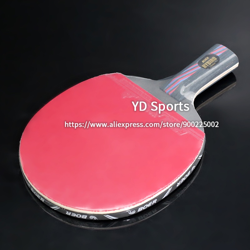 Professional S6 Carbon Table Tennis Racket Short Long Handle 7 Layers ...