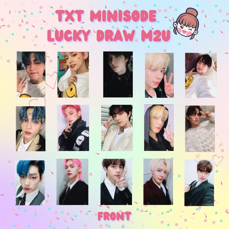 TXT Minisode Lucky Draw Photocards Shopee Philippines