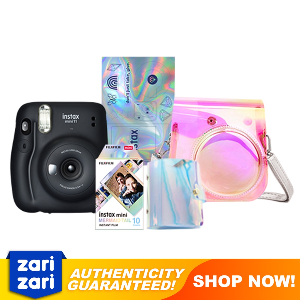 Instax Mini 11 Prism Package PVC Case, Film, Album, Stickers Instant ...