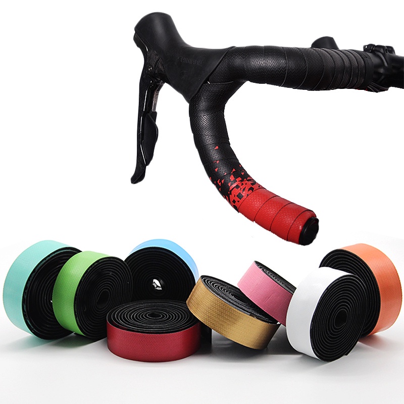 Bicycle Handlebar Tape AntiVibration Soft PU EVA Bent Cycling Road