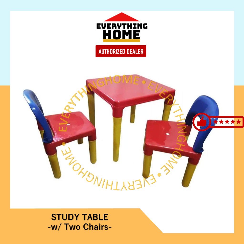 Study table with online two chairs