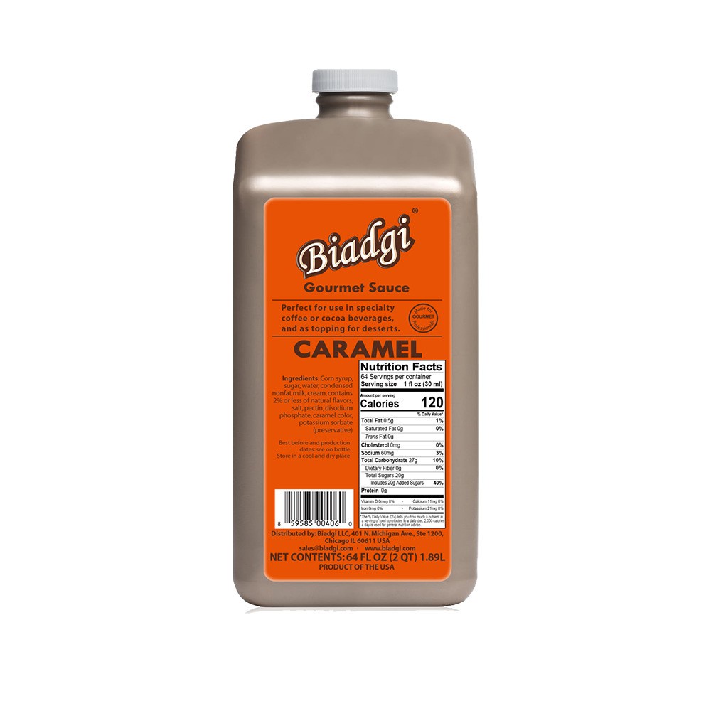 BIADGI GOURMET CARAMEL SAUCE 1.89L PLASTIC JUG Shopee Philippines