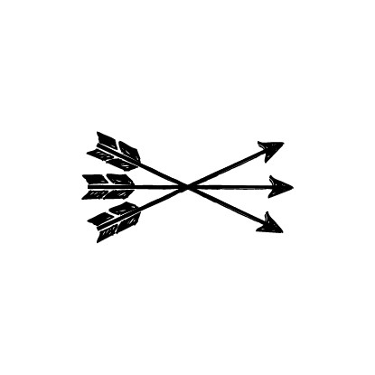 POTATOO GLOWING TRIPLE ARROW Temporary Tatto Sticker | Shopee Philippines