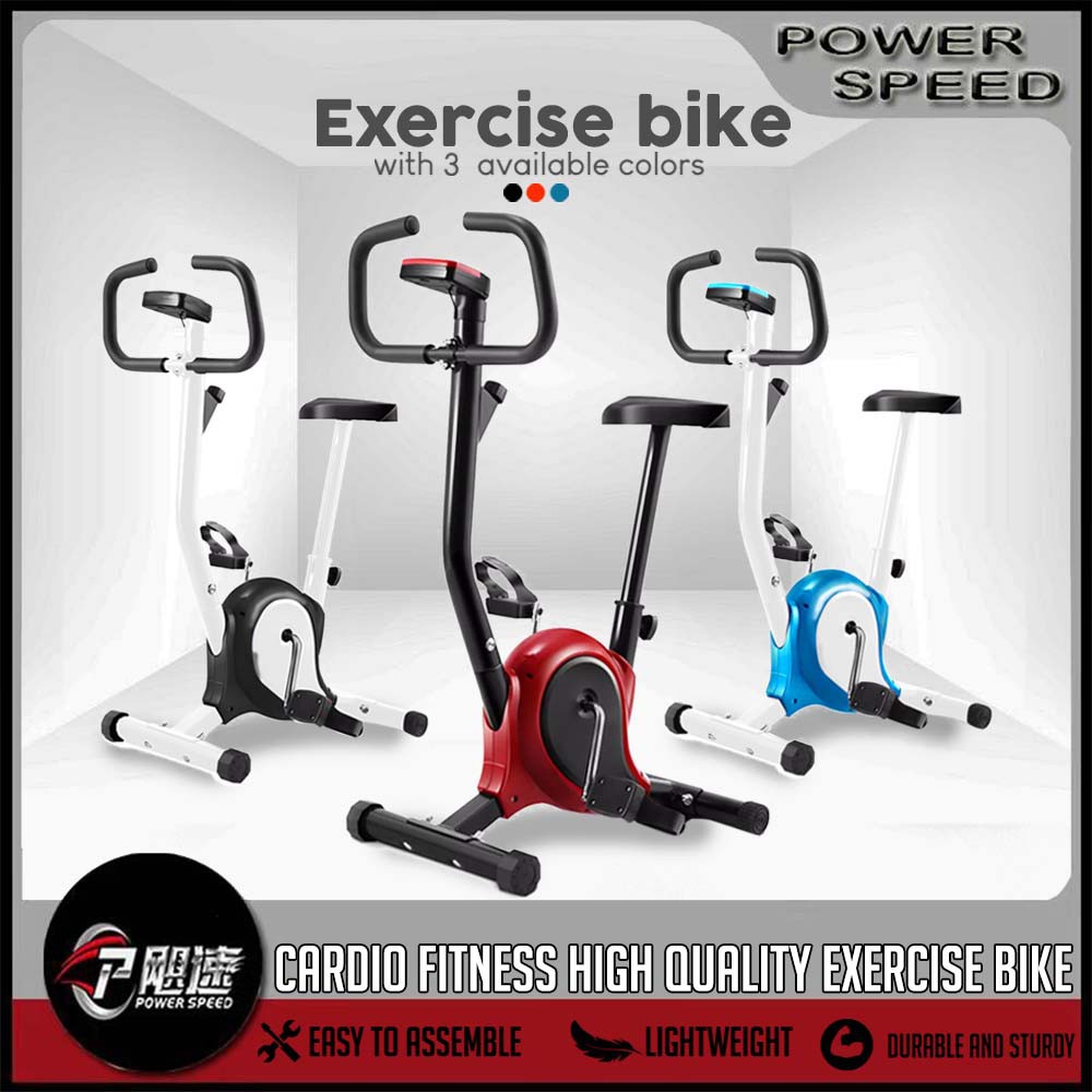 Power Speed Indoor Upright Stationary Exercise Bike Household