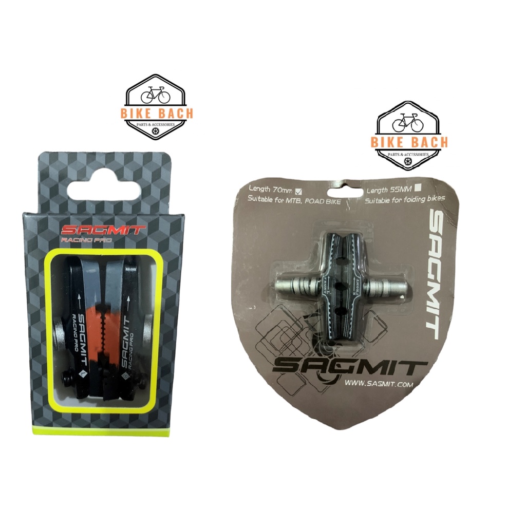 SAGMIT RACING PRO BRAKE SHOE/SAGMIT MTB RB V-BRAKE SHOE 70mm | Shopee ...