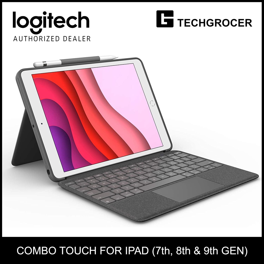 Logitech Combo Touch for iPad 7th, top 8th, and 9th Generation