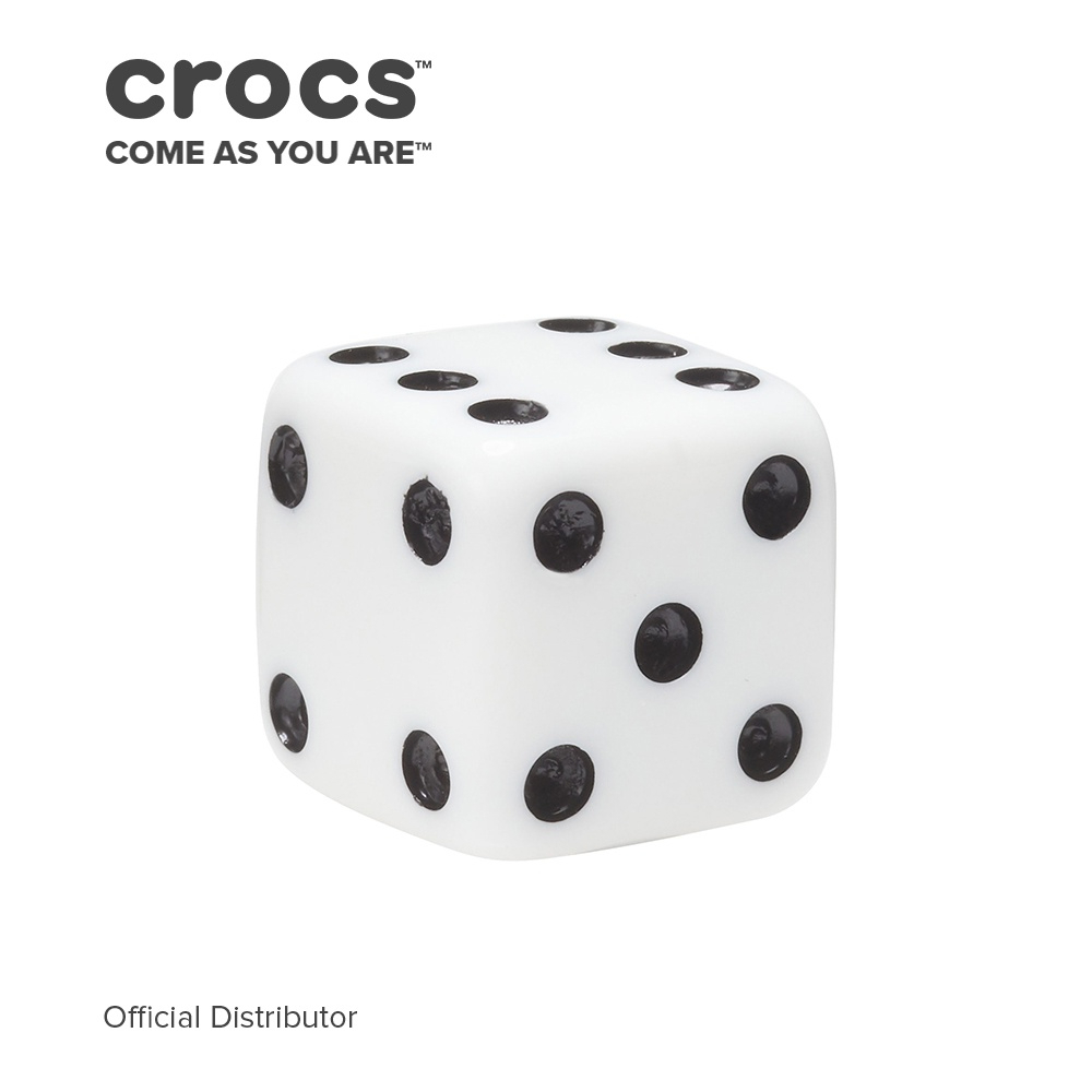 Crocs Black And White Dice Jibbitz Charm | Shopee Philippines