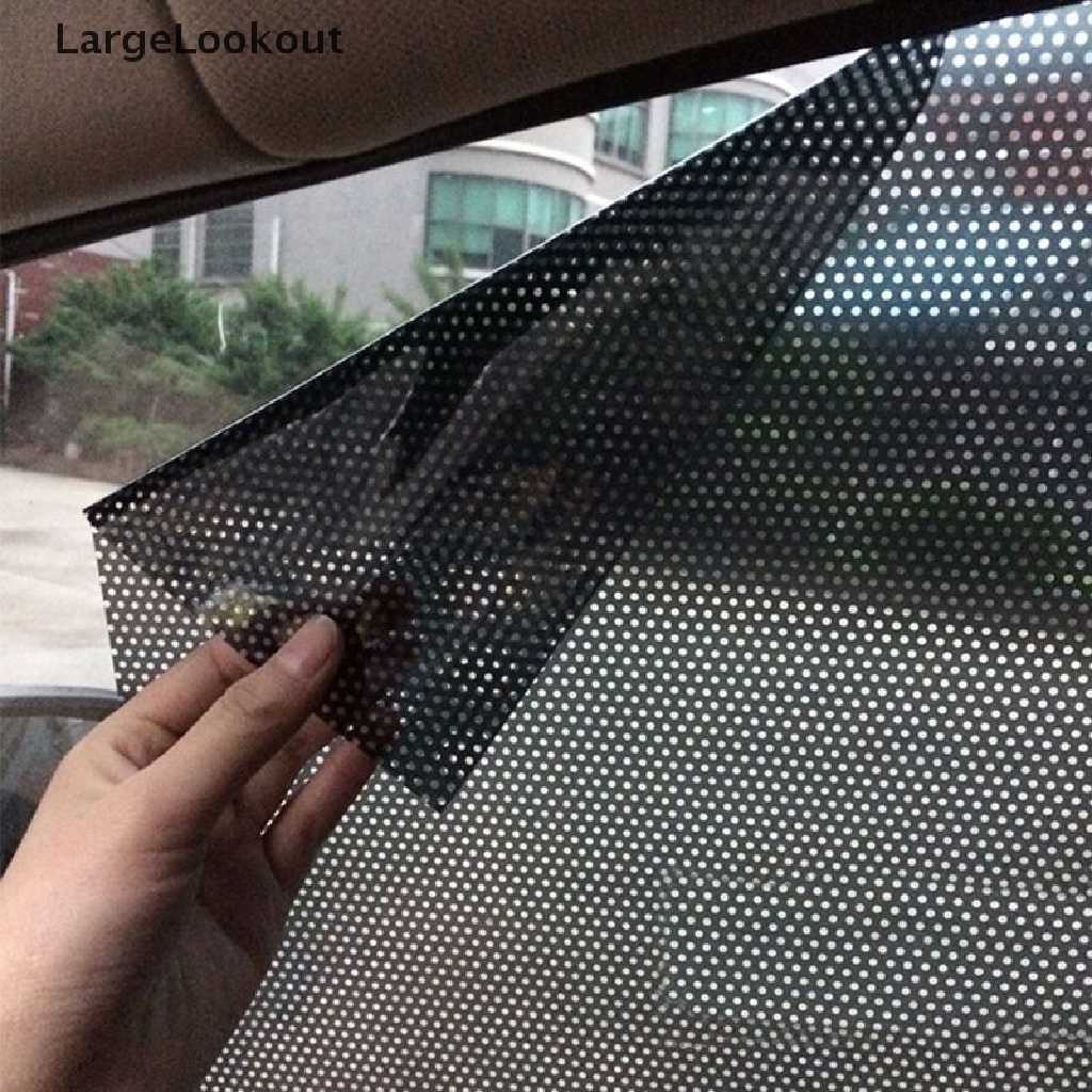 [LargeLookout] 2pcs PVC Car Window Sunshade Electrostatic Sticker Solar ...