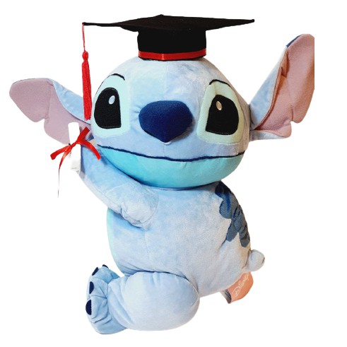 Disney Stitch Sitting Graduation Bear Convocation Plush Toy | Shopee ...