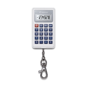Canon KC-30 Keychain Calculator [Blue And White] | Shopee Philippines