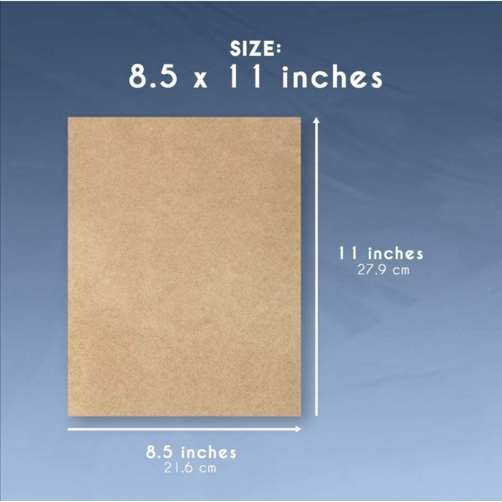50pcs/100pcs/200pcs A4 /short/long 70gsm Printable Kraft paper Light ...