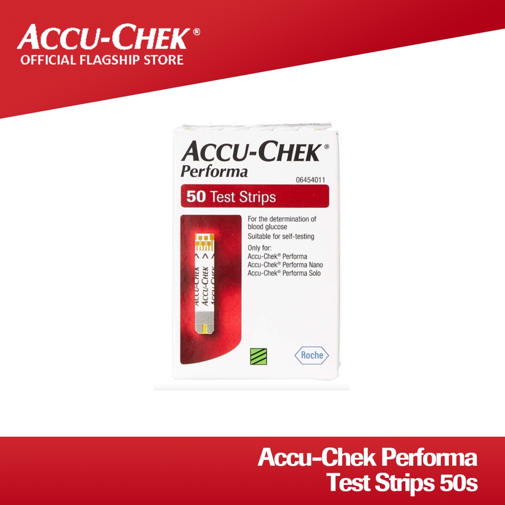 AccuChek Performa Test Strips 50s (Expiration April 30 2023) Shopee