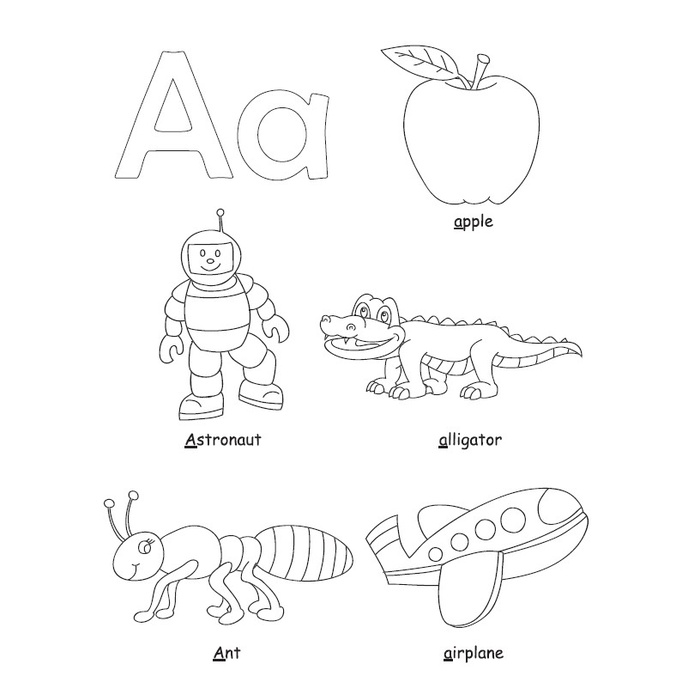 Alphabet (A-Z) Activity Book (104 pages) Ring Binded, 4 activity sheets ...