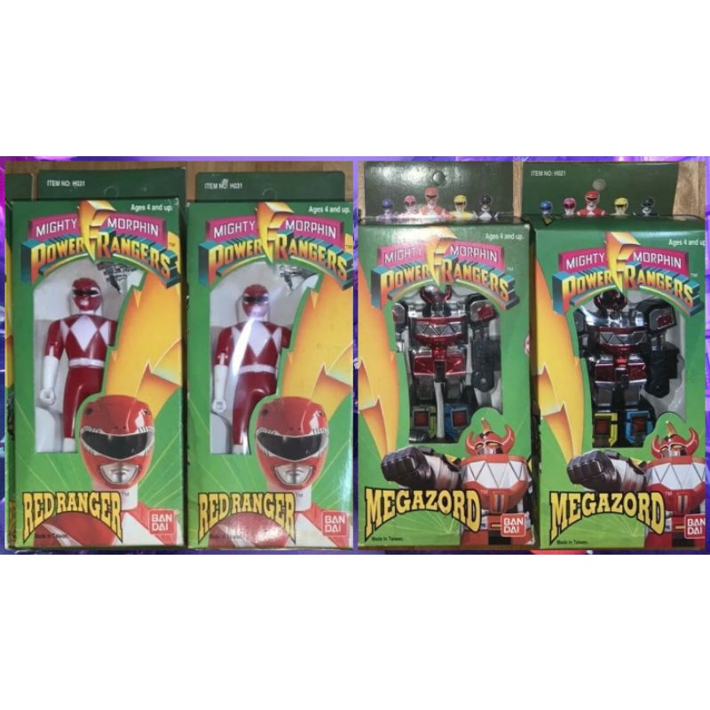 MMPR Red Ranger & Megazord misb vintage toy | Shopee Philippines