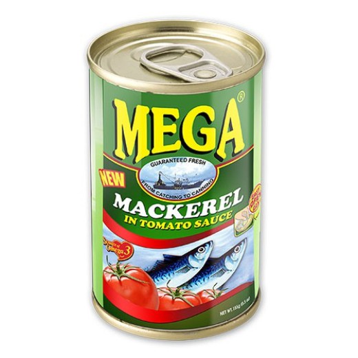 Mega Mackerel in Tomato Sauce 155g Shopee Philippines