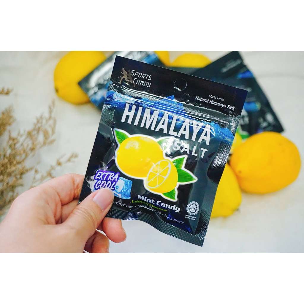 Himalayan Salt Sports Candy Extra Cool Lemon 15g Himalayan Sugar Flavor ...