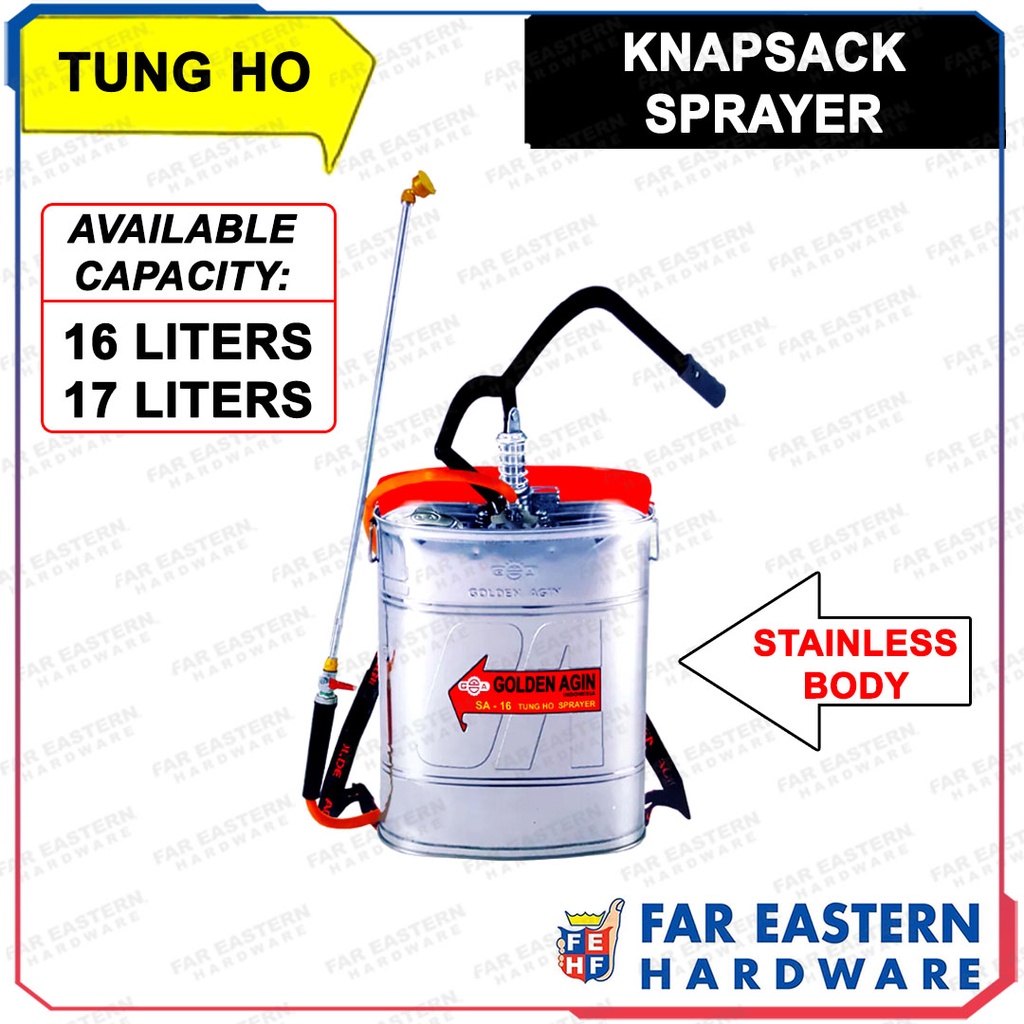 TUNG HO Manual Knapsack Sprayer Tungho Golden Agin | Shopee Philippines