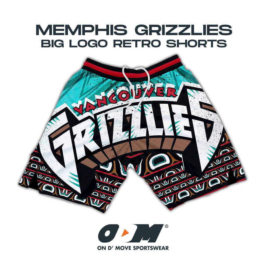 Memphis grizzlies old school hot sale shorts