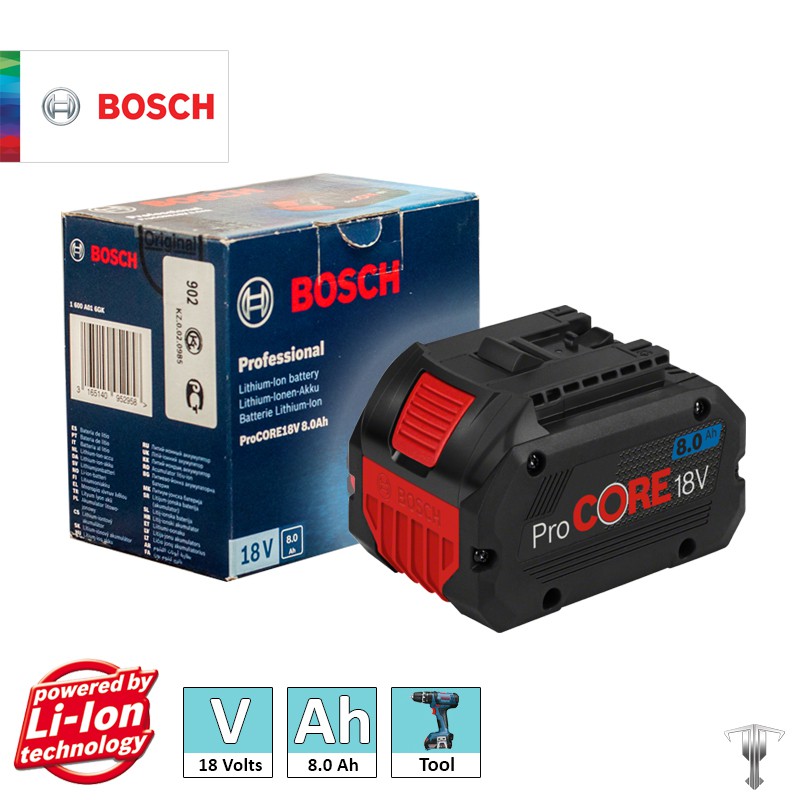 Bosch 18v 8.0 online ah battery