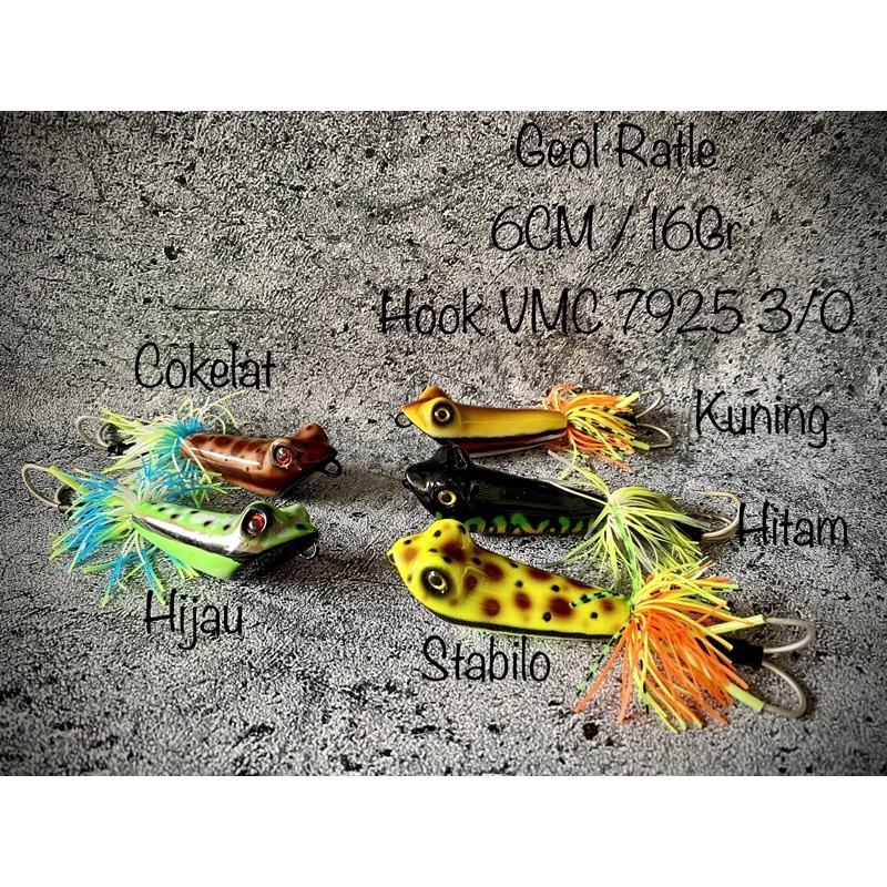 Lure Jump Frog Geol Rattle Under Progressive | Shopee Philippines