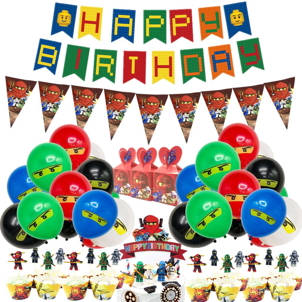 Lego Ninjago birthday party decoration Ninjago party needs topper ...