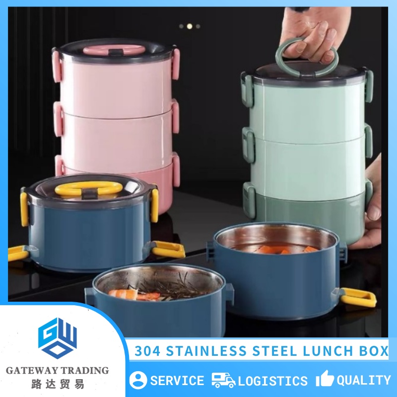 Multiple Layers Stainless Steel Lunch Box Ultra-Long Insulated Modern ...