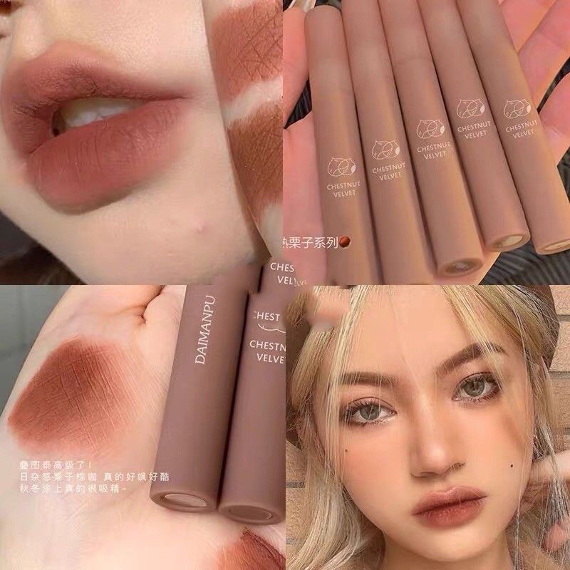 Hw 6 Colors Daimanpu Velvet Matte Liquid Lipstick Shopee Philippines 4739