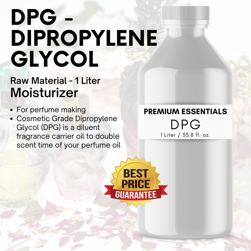 DPG FOR PERFUME MAKING 1 Liter DIPROPYLENE GLYCOL, COLOGNE MAKING