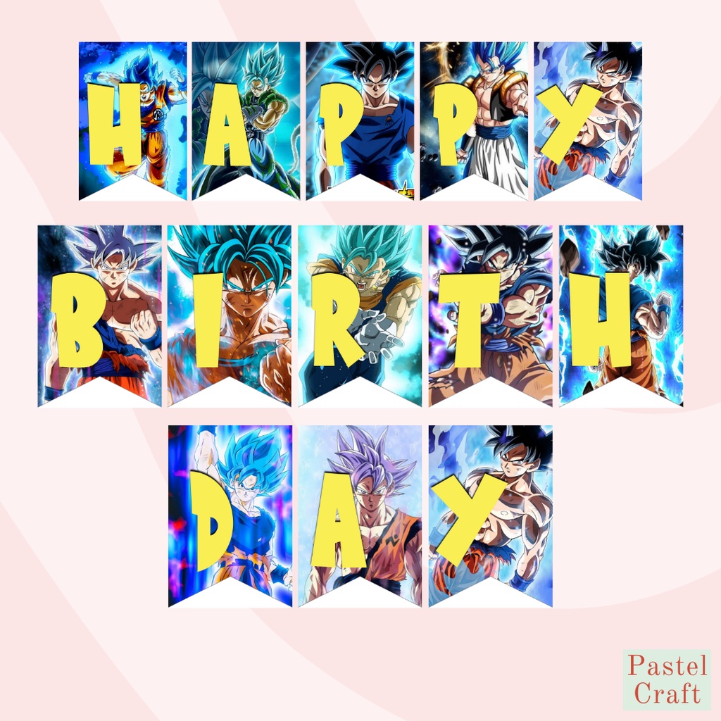 Dragon Ball Z Customized Banner (Message us before you order. Price is ...