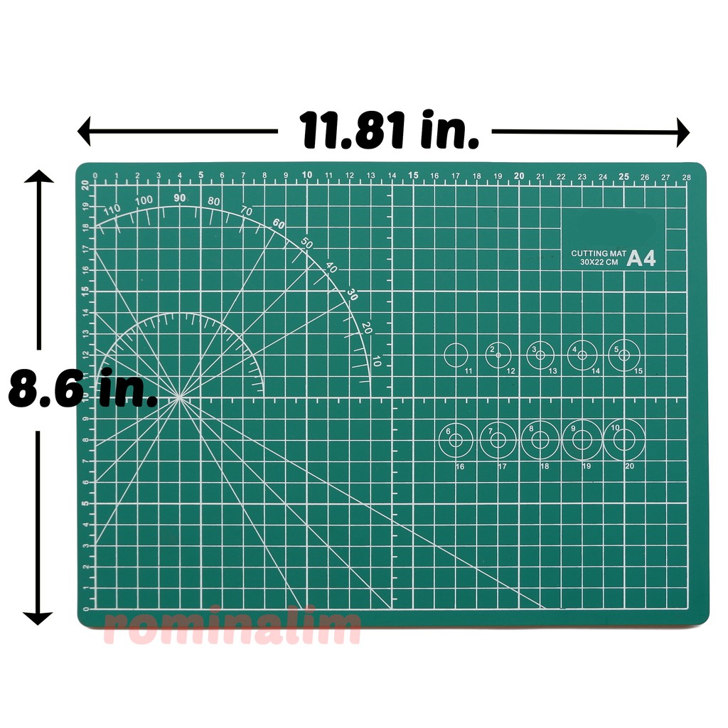 Cutting Mat A4 PVC Self Healing Engraving Durable Shopee Philippines